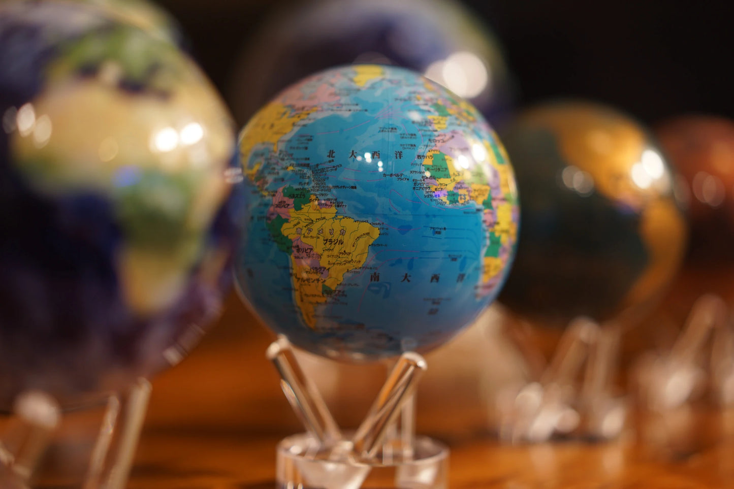 MOVA GLOBE_BLUE POLITICAL MAP JAPANESE